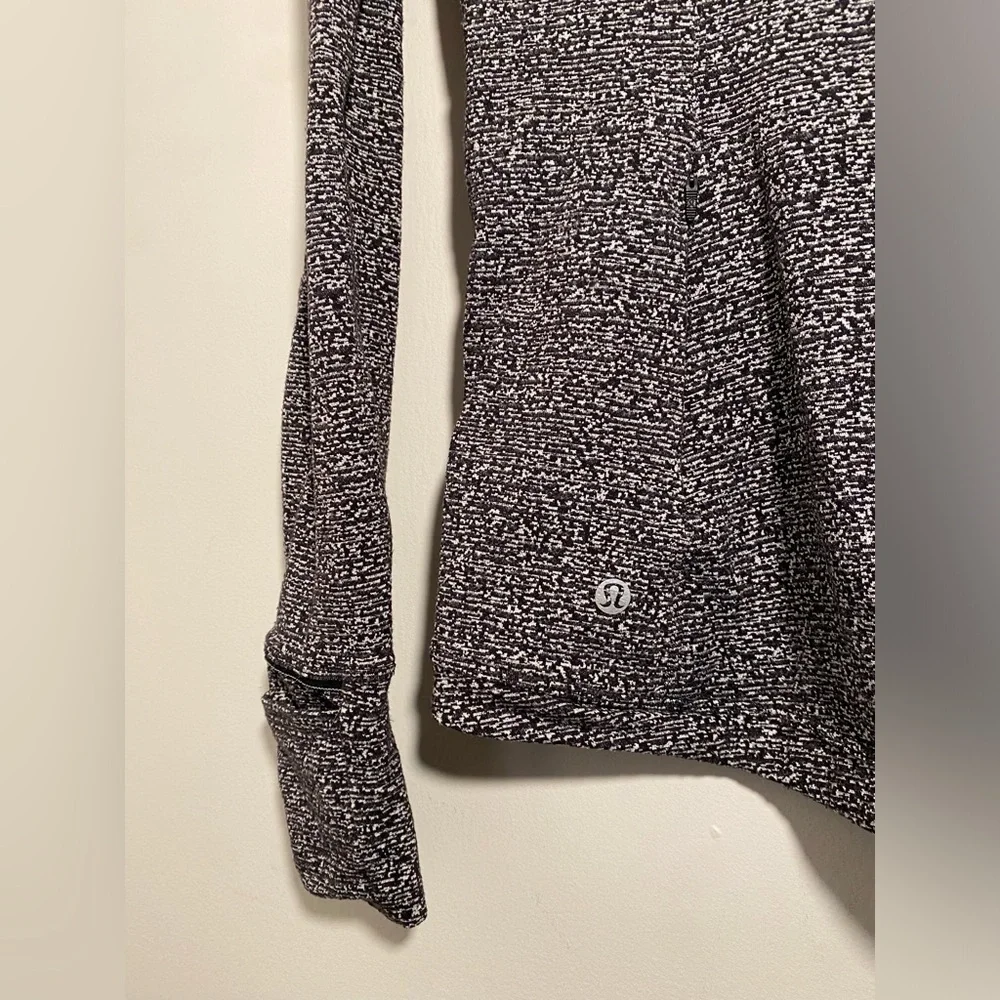 Lululemon Top Women’s 6 Runderful Long Sleeve Reconnect Jacquard Running Luon